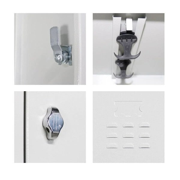 Standart Metal Soyunma Dolabı Dörtlü İşçi Dolabı