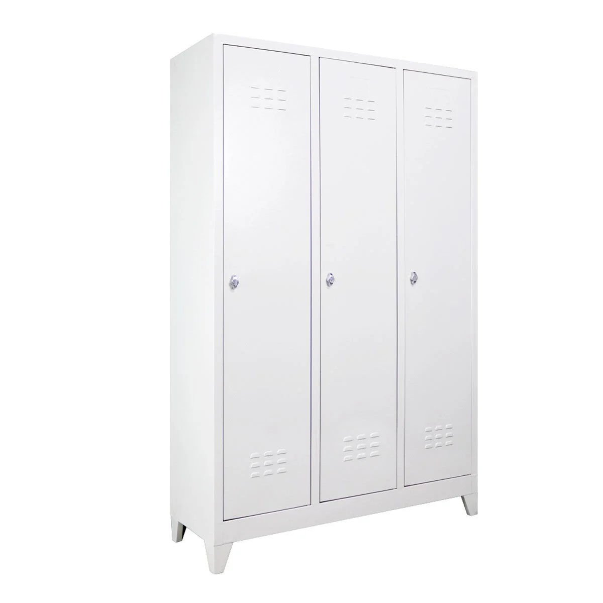 Standart Metal Soyunma Dolabı Üçlü İşçi Dolabı