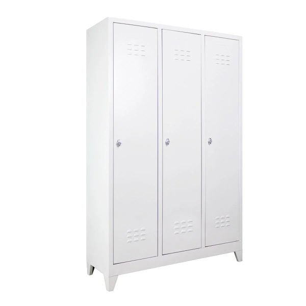 Standart Metal Soyunma Dolabı Üçlü İşçi Dolabı