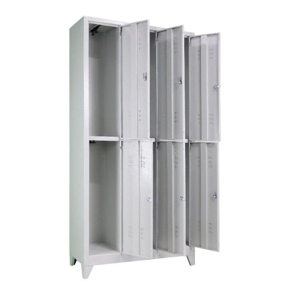 Standart Metal Soyunma Dolabı Altılı İşçi Dolabı