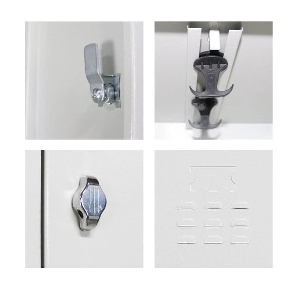 Standart Metal Soyunma Dolabı Altılı İşçi Dolabı