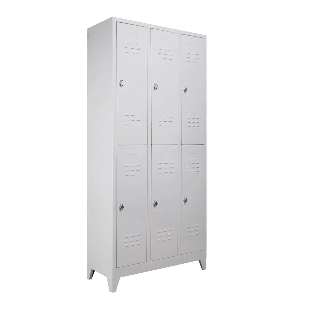 Standart Metal Soyunma Dolabı Altılı İşçi Dolabı