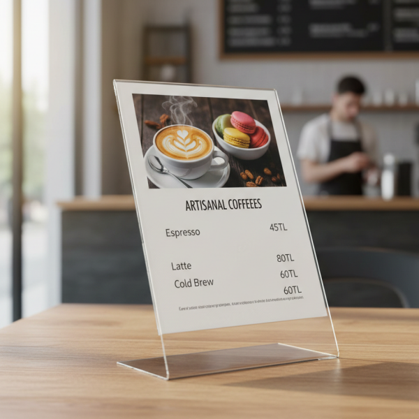 A5 L Tipi Dikey Pleksi Föylük (10'lu Paket)