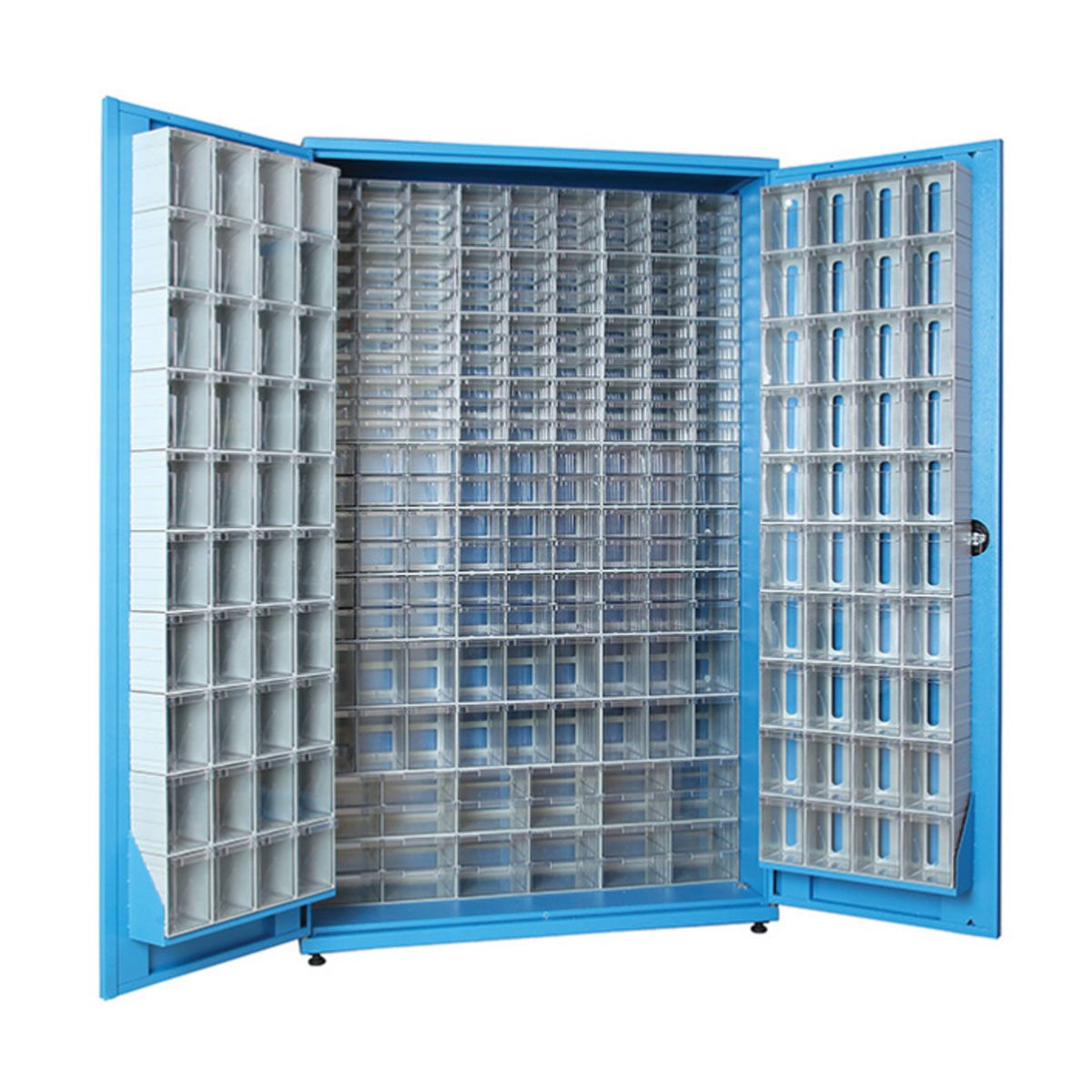 One-Way Metal Cabinet with Drawers TKD 120-S