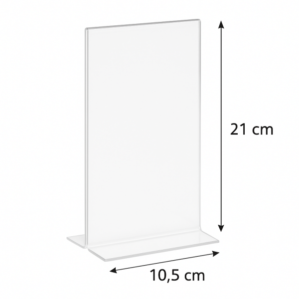 Masaüstü T Tipi Dikey 10,5X21 Cm (10'lu Paket)