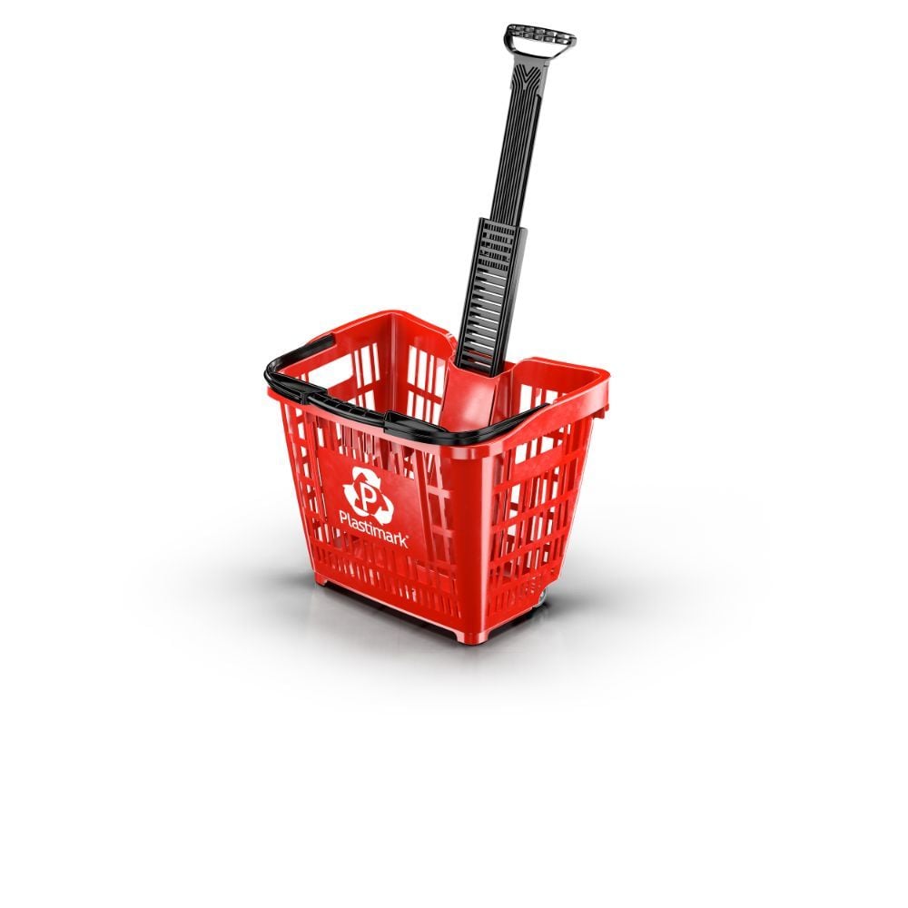 Speesy Tekerlekli Alışveriş Sepeti 45 Litre