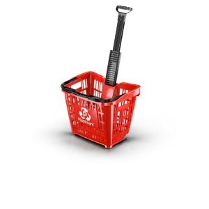 Speesy Tekerlekli Alışveriş Sepeti 45 Litre