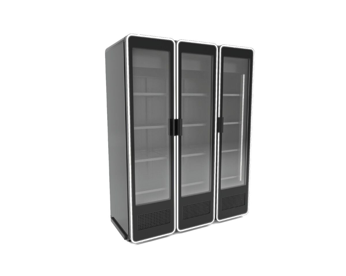 Kiwi Edge 1620 3D Üç Kapılı Şişe Soğutucu Dolap