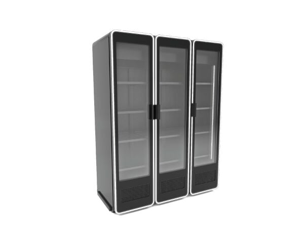 Kiwi Edge 1620 3D Üç Kapılı Şişe Soğutucu Dolap