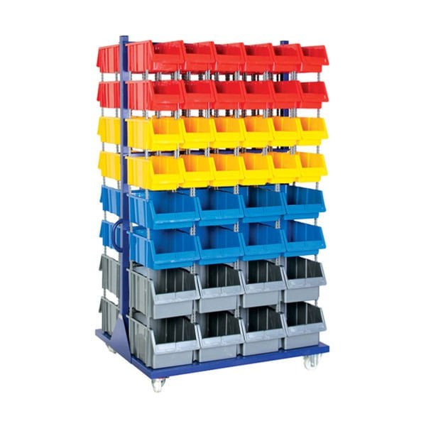 Werkzeugkastenständer aus Metall und Holz Stand22S