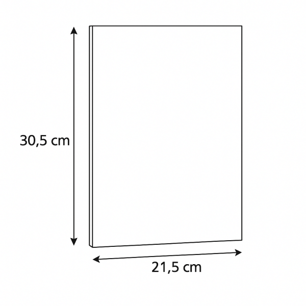 A4 Duvar U Tipi Yatay Pleksi Çerçeve (10'lu Paket)
