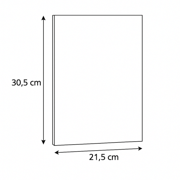 A4 Duvar U Tipi Dikey Pleksi Çerçeve ve İlan Panosu (10'lu Paket)