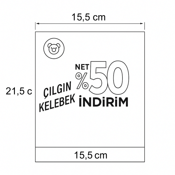 A5 T Tipi Yatay Pleksi Fiyatlık (10'lu  Paket)