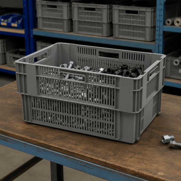 Konik İç İçe Geçebilen Altı Kapalı Kasa KNK 4630 AK