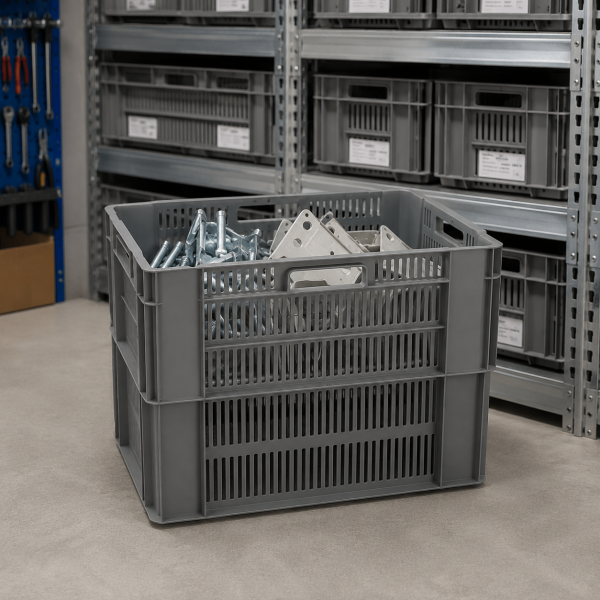 Konik İç İçe Geçebilen Altı Kapalı Kasa KNK 4642 AK