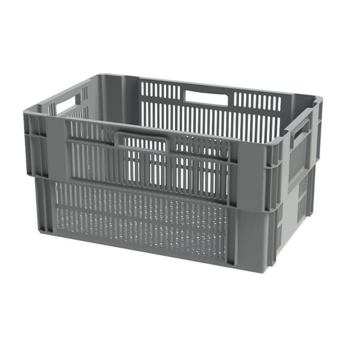 Konik İç İçe Geçebilen Delikli Plastik Kasa KNK 4630 D