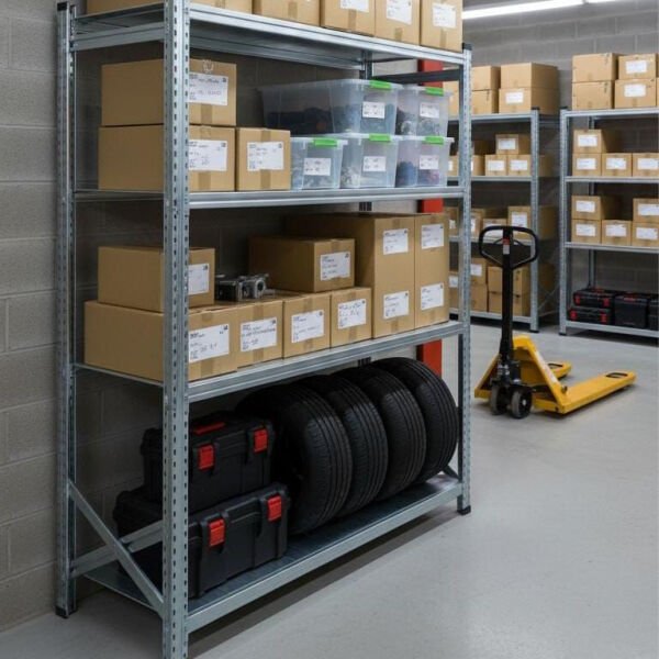 Galvanized Rack Unit 200X40 CM 4-STOREY