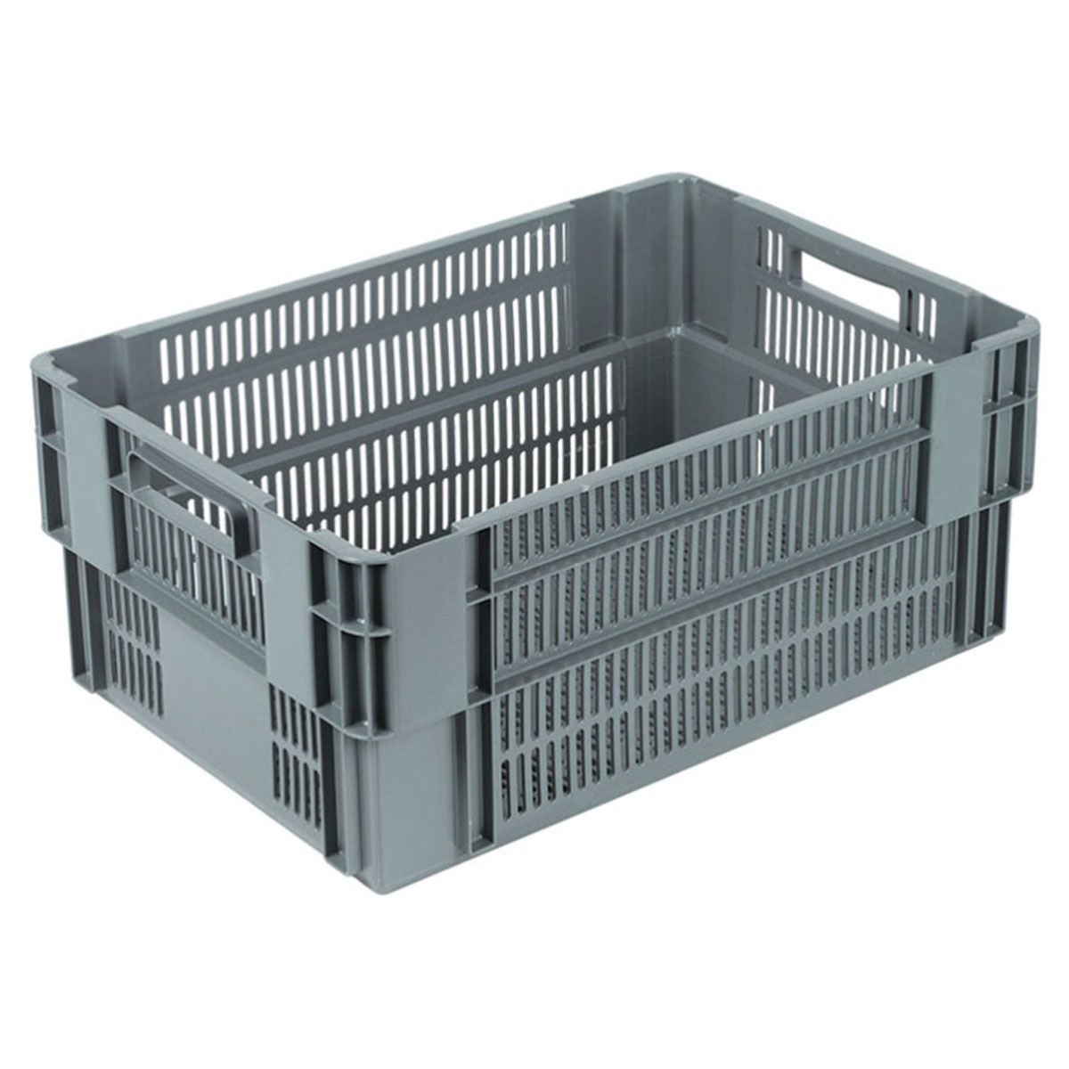 Konik İç İçe Geçebilen Delikli Plastik Kasa KNK 4636 D