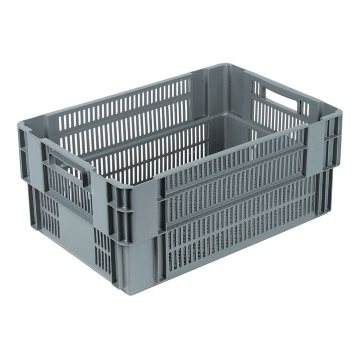 Konik İç İçe Geçebilen Delikli Plastik Kasa KNK 4642 D