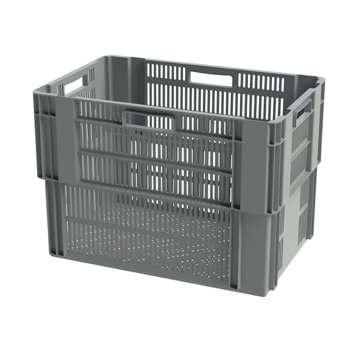 Konik İç İçe Geçebilen Delikli Plastik Kasa KNK 4650 D