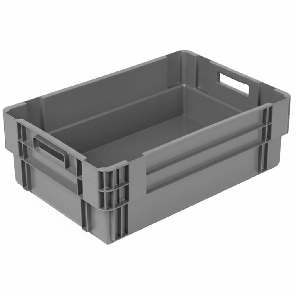 Konik İç İçe Geçebilen Plastik Kasa KNK 4625