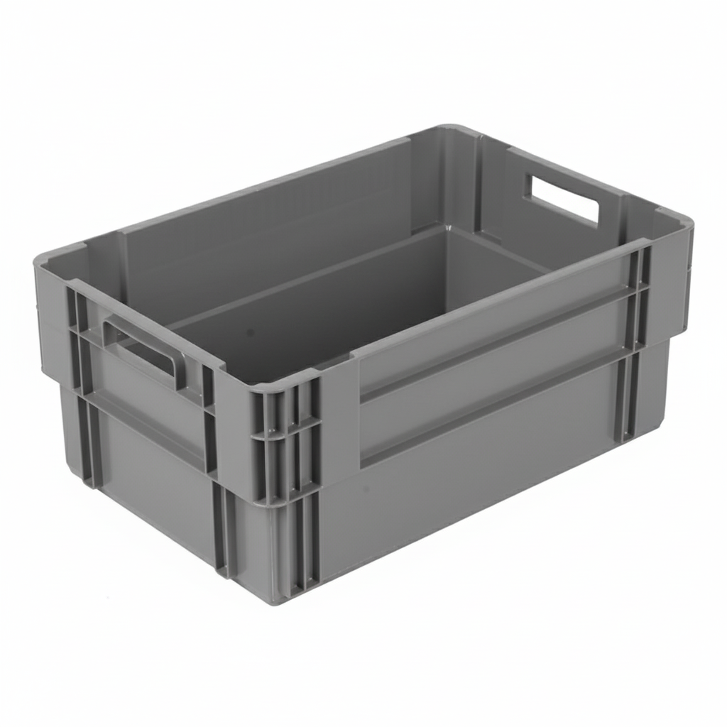 Konik İç İçe Geçebilen Plastik Kasa KNK 4636