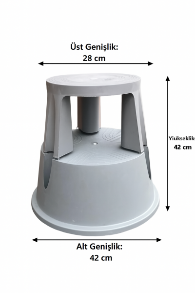 Basamaklı Kaymaz Tabure