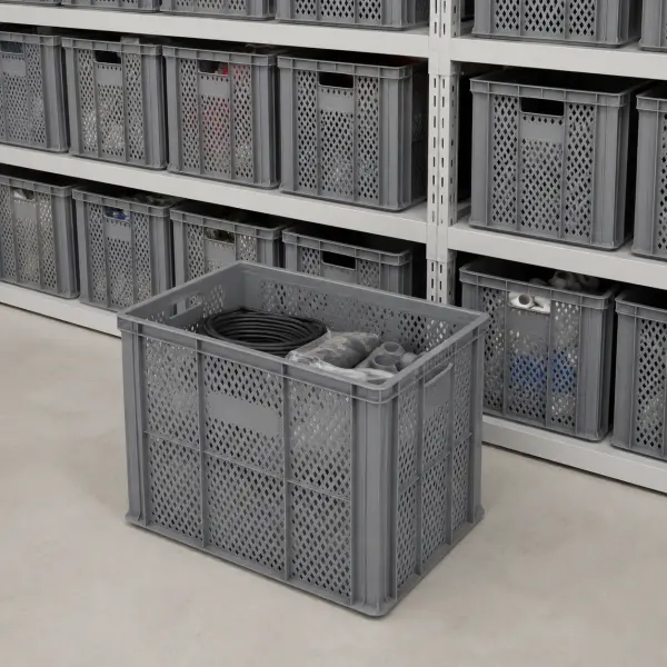 Delikli Plastik Kasa SPK 4642 A