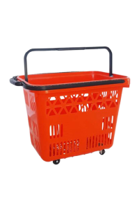 ( 3'lü Paket ) 54 Litre Tekerlekli Sepet