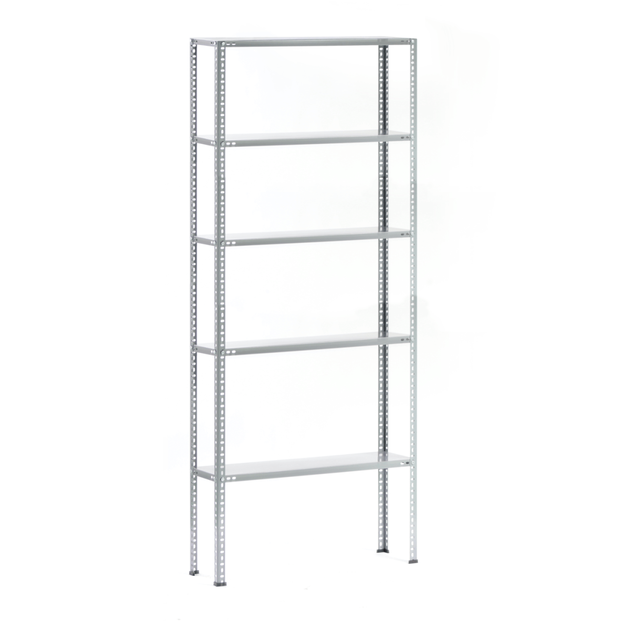 Depo Rafı Cıvatalı Çelik Raf Sistemi 5 Katlı 43x93x200 cm