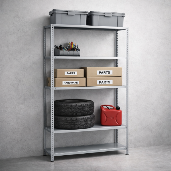 Civatalı Çelik Raf Ünitesi 59X75Xh200 5 Raflı